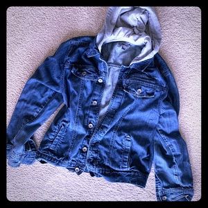DKNY Jean Jacket Hoodie